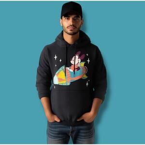 Disneyland Mickey Mouse Astro Orbiter Spirit Jersey Hoodie Mens Sz Large